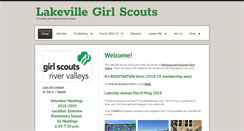 Desktop Screenshot of lakevillegirlscouts.com